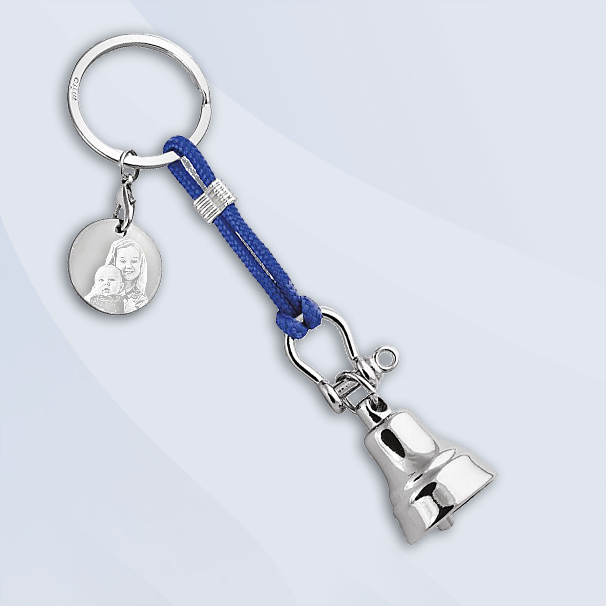Schlüsselanhänger mit Glocke im maritimen Design