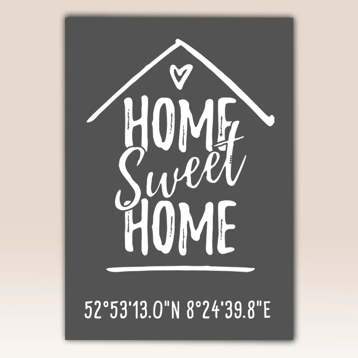 HOME SWEET HOME Poster in 3 Farben