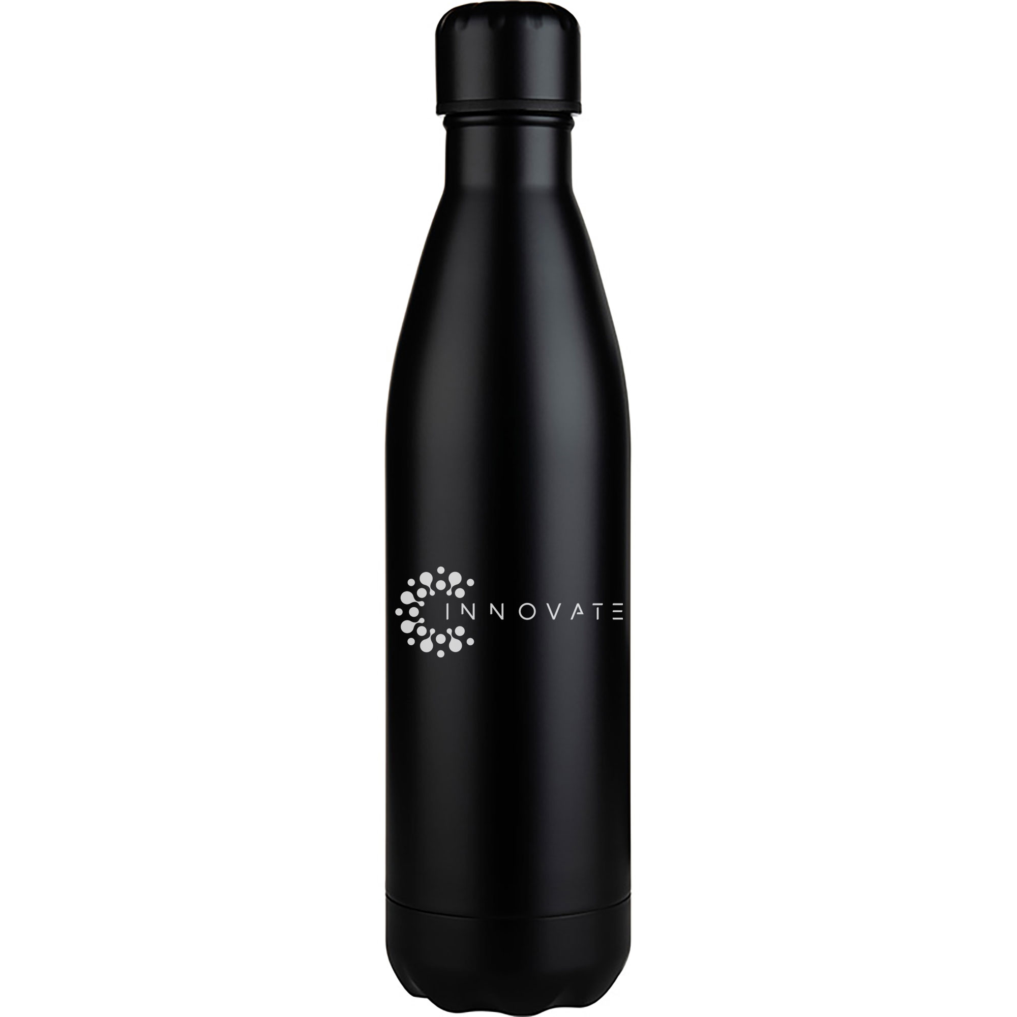 Trinkflasche mit Logo graviert in Schwarz